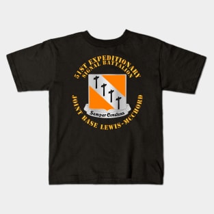 51st Expeditionary Signal Bn - JBLM Kids T-Shirt